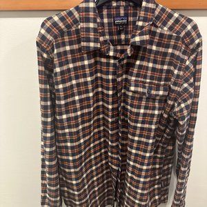 Patagonia Men's Organic Cotton Flannel Shirt Size XL
